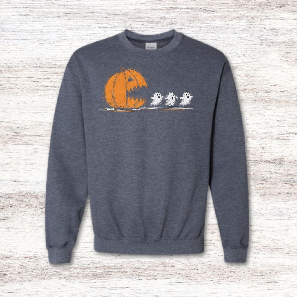 retro gaming halloween sweatshirt for women