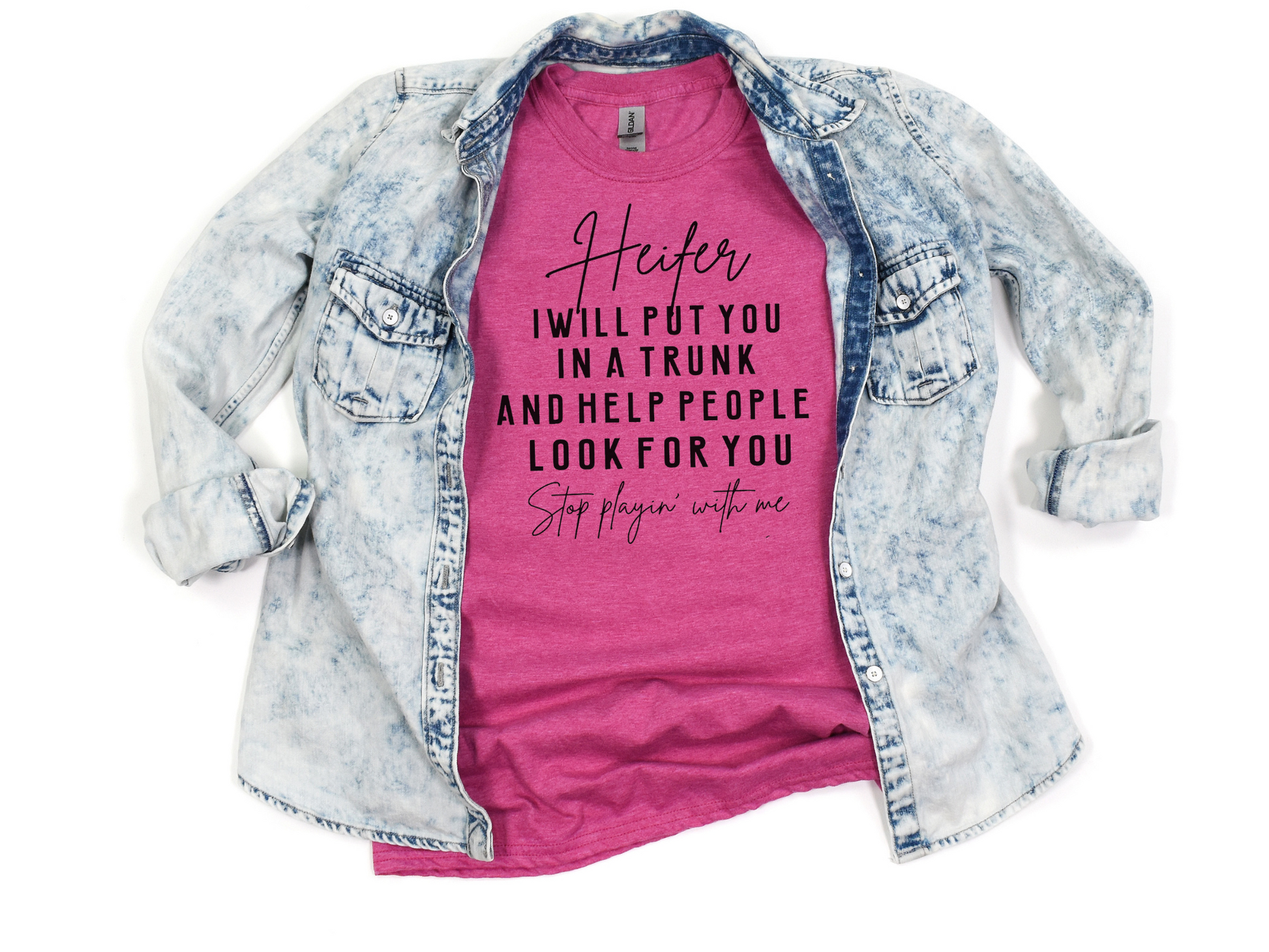 sassy trunk quote t-shirt