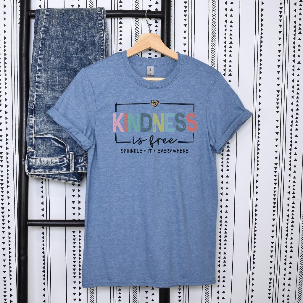 Soft cotton blend inspirational fashion tee