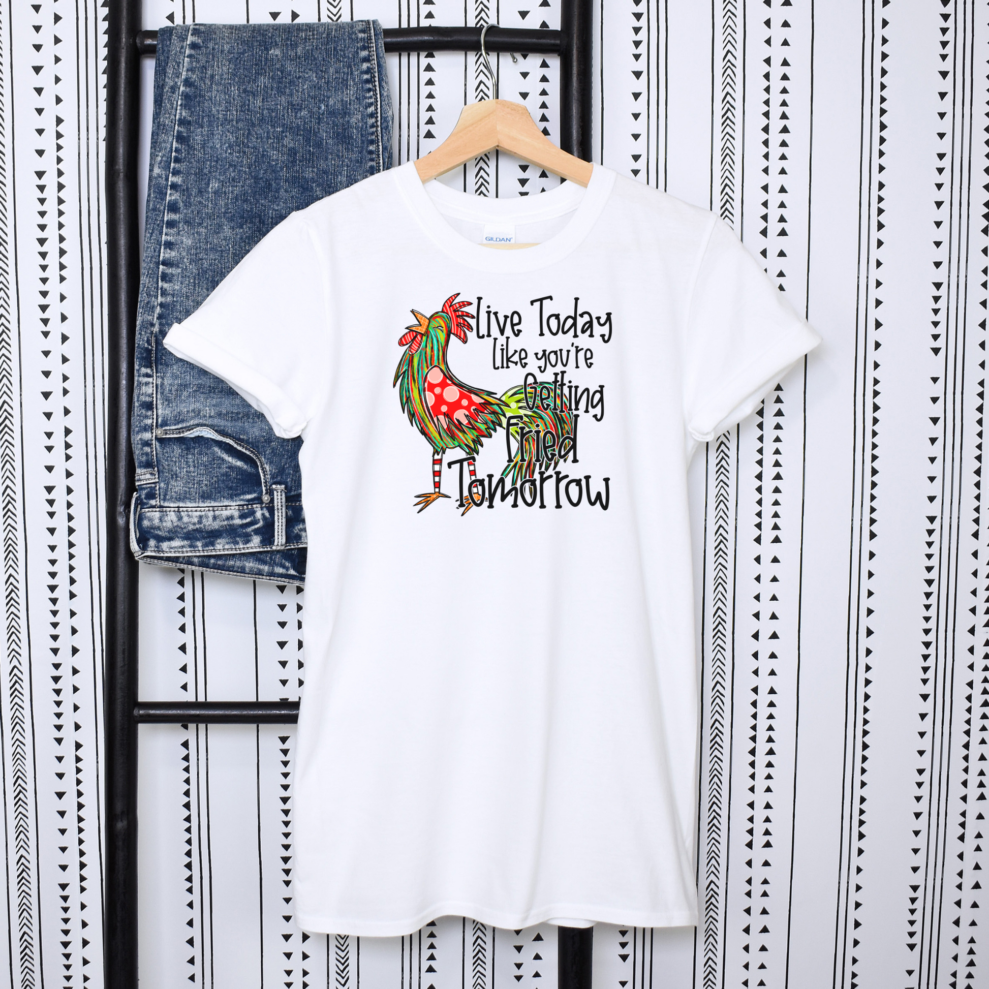 soft polyester blend funny tee