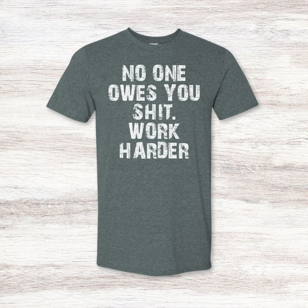 statement quote shirt bold text print