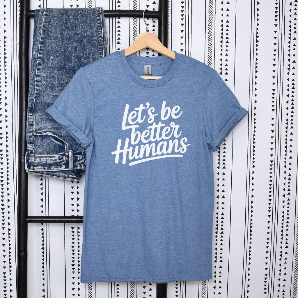 Stylish kindness message tee perfect for teachers and staff