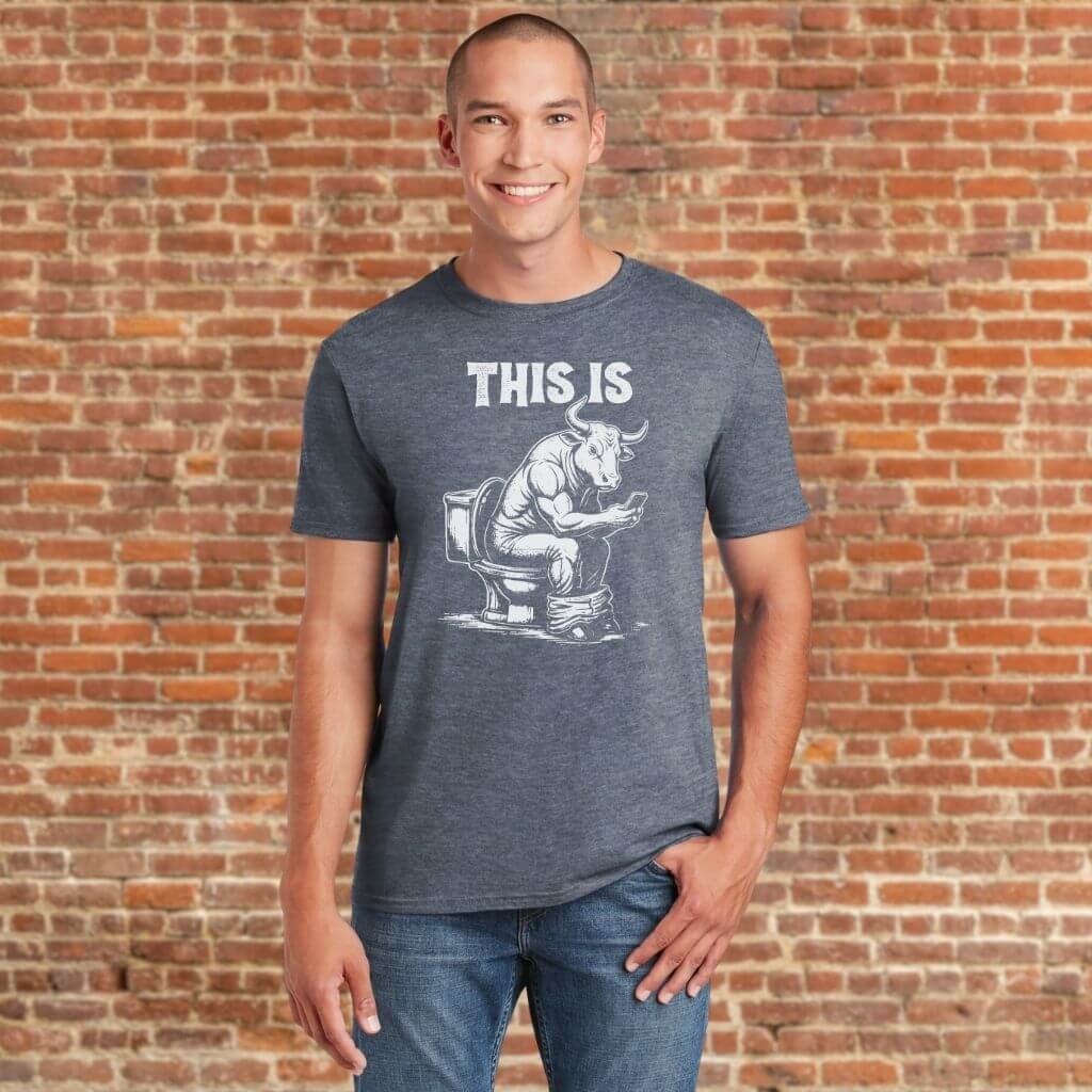 trendy casual outfit with humor tee