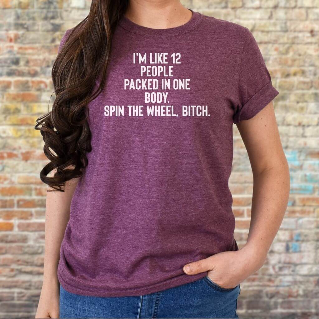 unisex funny quote graphic tee