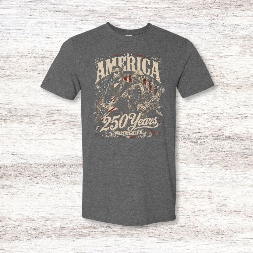 usa 250 anniversary t shirt bold patriotic summer outfit