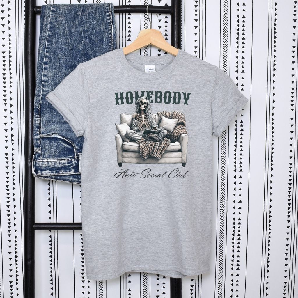 Women’s relaxed fit anti social club slogan tee